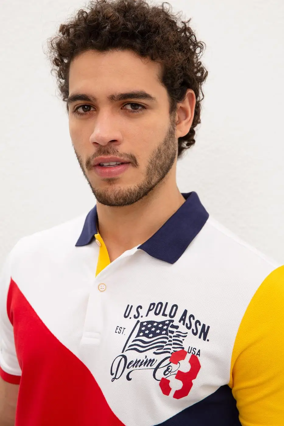 Новый сезон 2021 мужские футболки-поло U.S. Polo Сделано в Турции 50218888-VR033 | Мужская