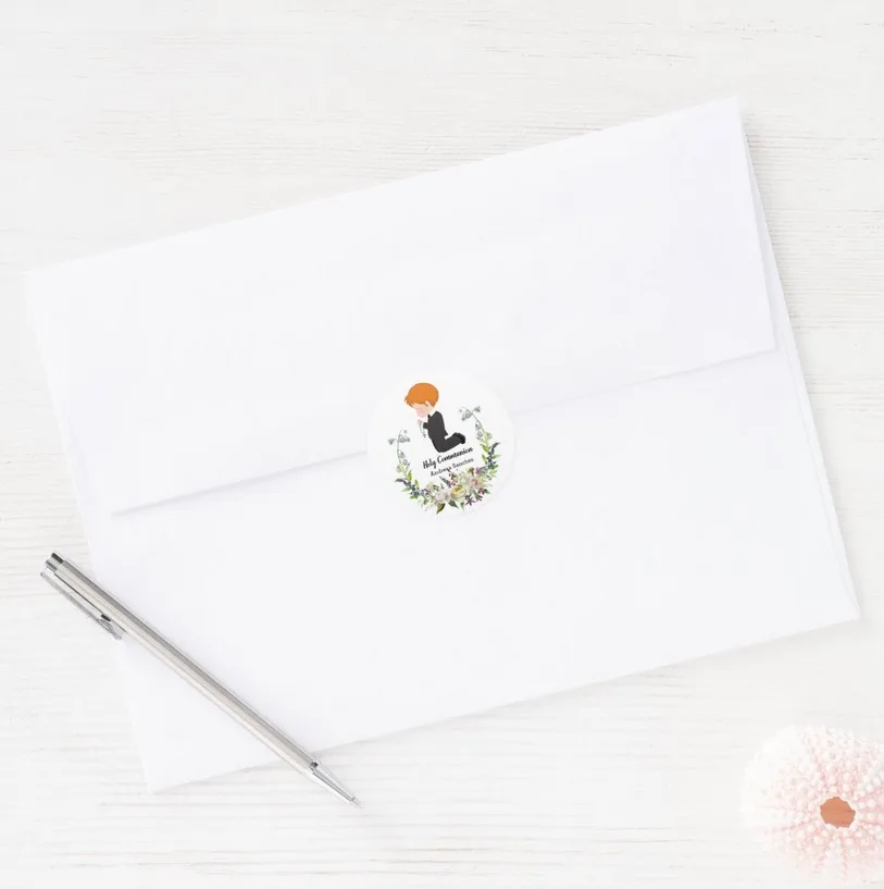 Customized Baby Shower Stickers Invitation Seals personalized label birthday gender reveal party Favors Gift Box decoration | Дом и сад