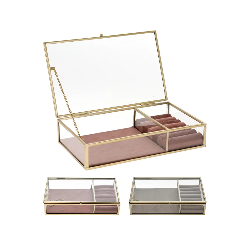 Шкатулка для украшений Home Collection Golden Pastel Золотая пастель 23х14.5х5см 1 шт | Украшения и