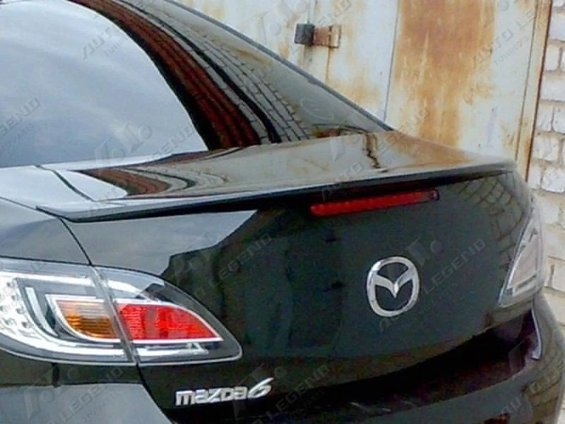 Спойлер Sport лип Mazda 6 GH Sedan | Автомобили и мотоциклы