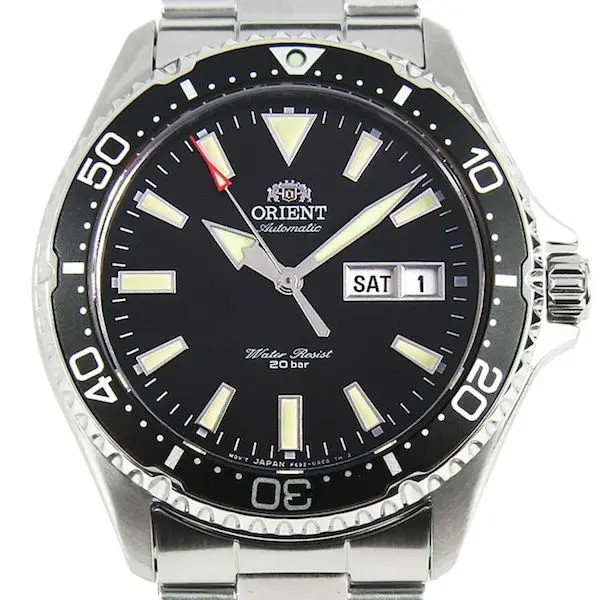 Orient Kamasu Мако III RA AA0001B автоматическая сапфировое стекло разных часы с черным