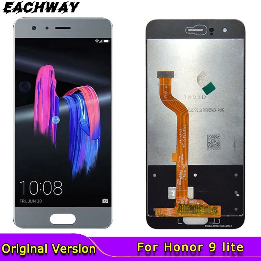 Оригинальный дисплей для Honor 9 Lite ЖК-дисплей сенсорный экран с рамкой дигитайзер