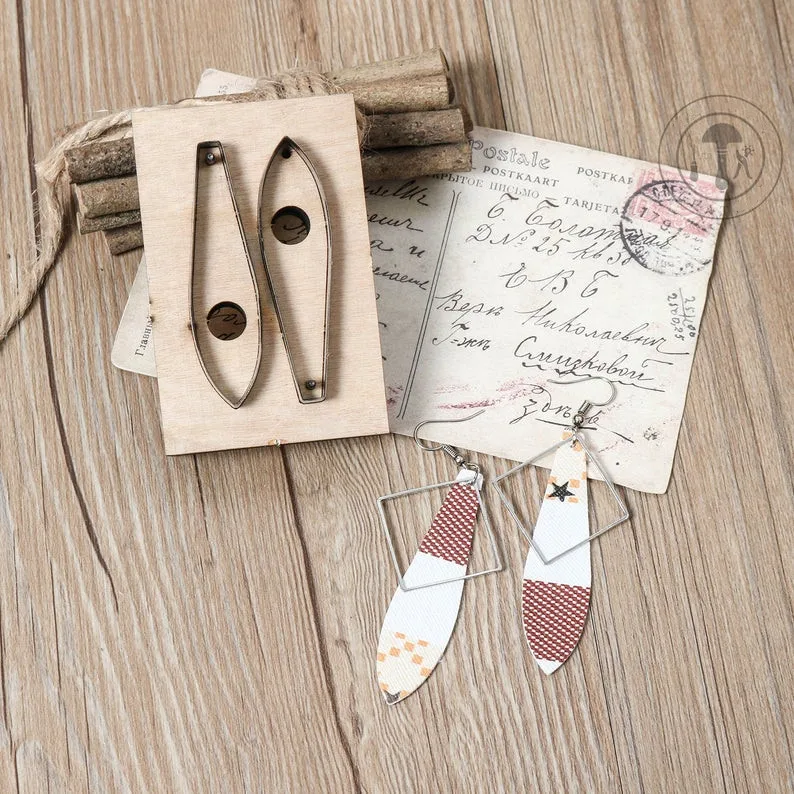 ZONESUN пользовательский инструмент для резки кожаных сережек бумаги высекальной машины сделай сам|Пробойка| |