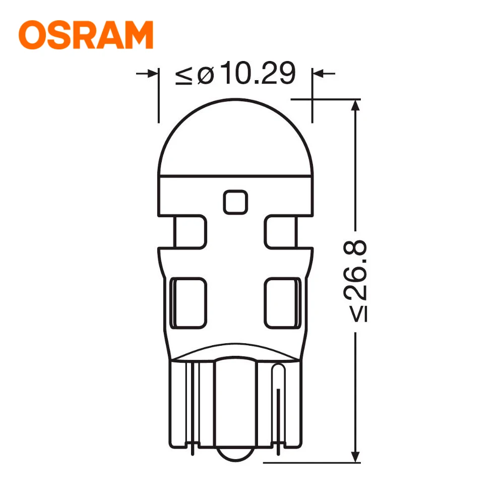Автомобильные светодиодные лампы Osram W5W LEDRIVING SL 6000K GEN3 (2 шт.) 2825DWP-02 - купить по