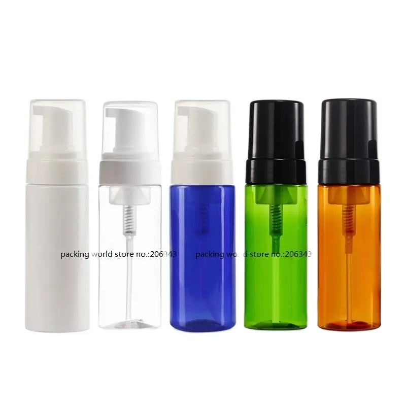 

150ML plastic PET bottle with foaming pump for facial foam dispenser/soap dispenser/facial cleanser skin care cosmetic packing