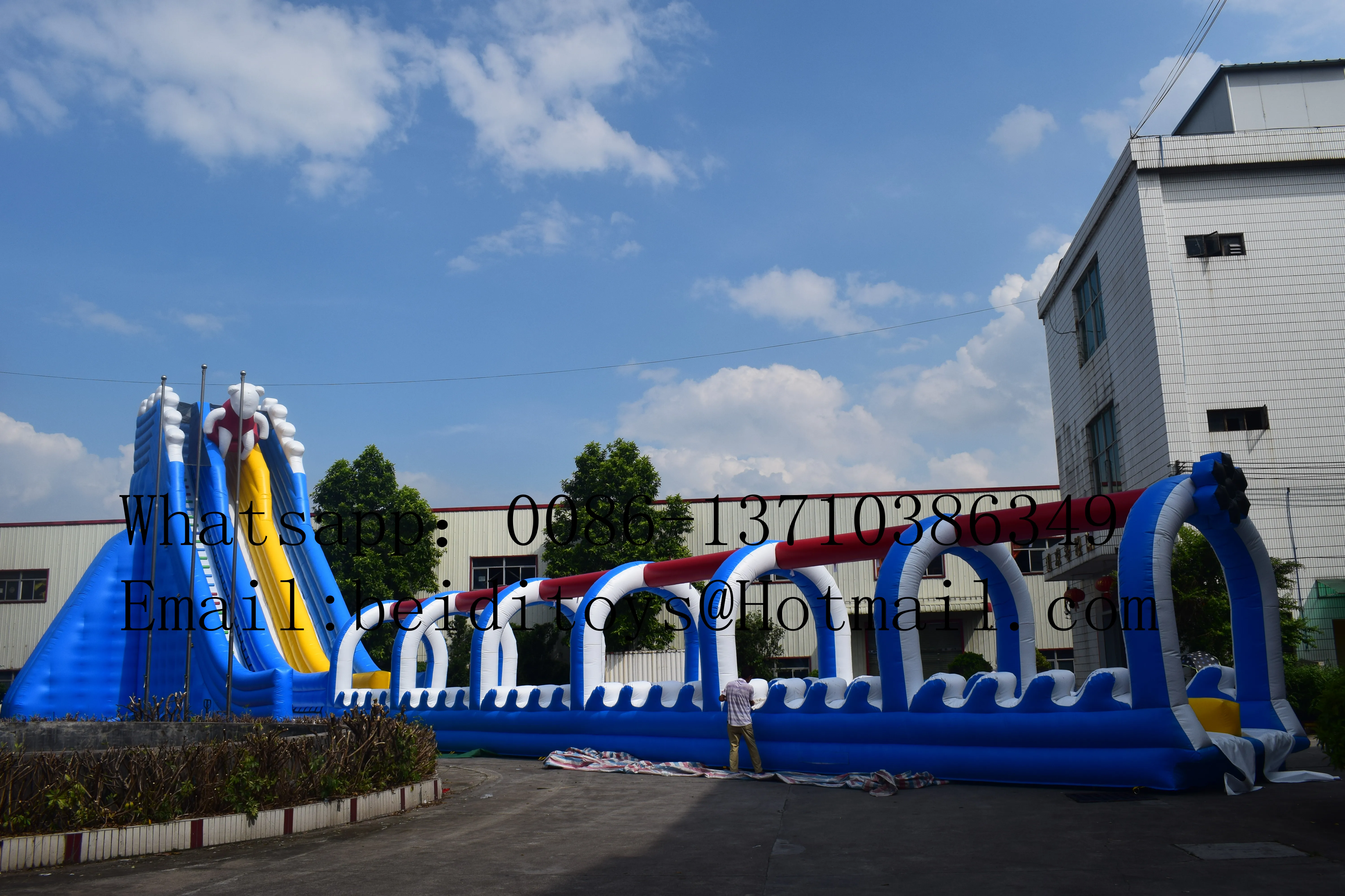 50 л Летняя распродажа большой надувной замок для взрослых и детей горный парк |