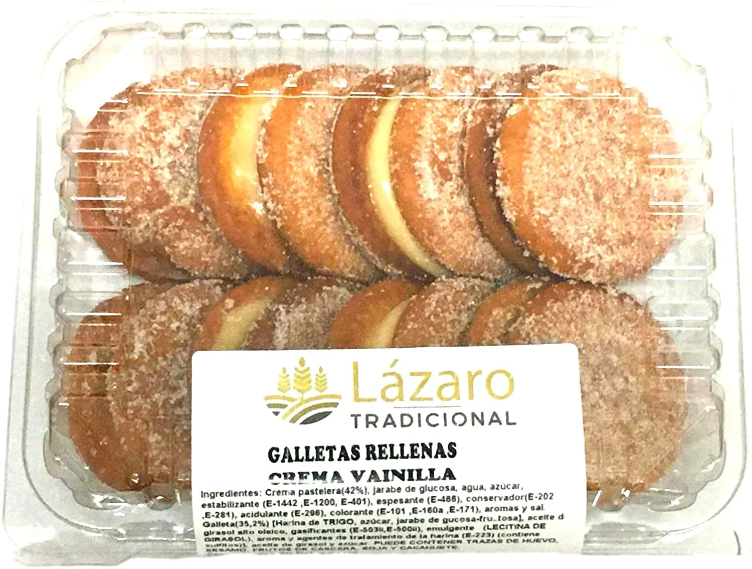 Чипсы Lazarus заполнены ванильным кремом лемонсом 300 граммов 8 шт. - купить по