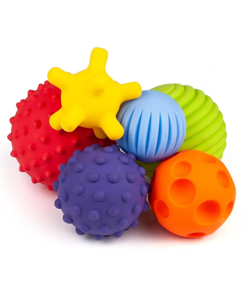 Развивающая игрушка FANCY Тактилики Мячики Сенсорные Набор Детский для