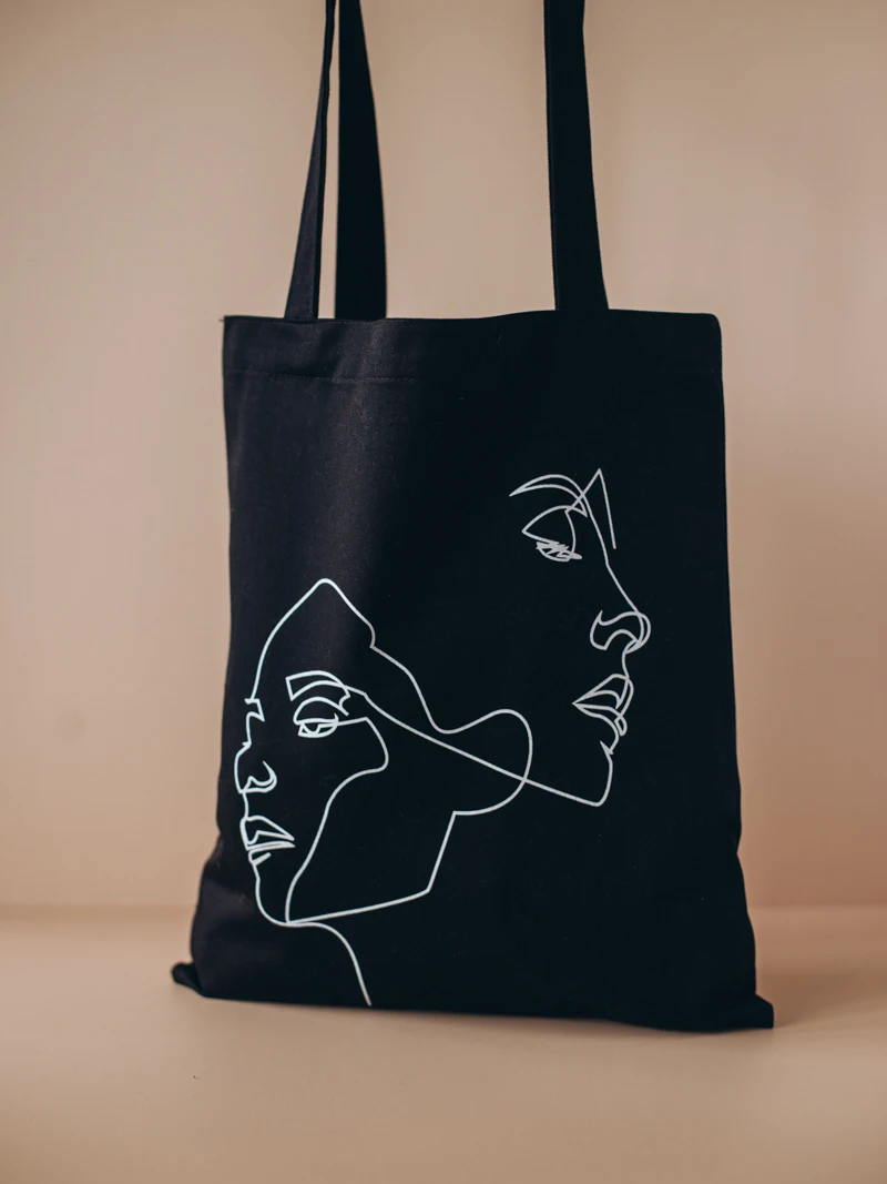 Сумка шоппер из натурального хлопка. Хозяйственная сумка. на плечо.| |