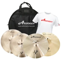 drum cymbal ap series cymbal set ap 14 hihat16crash20ridecymbal bag t shirt white color and size 3xl