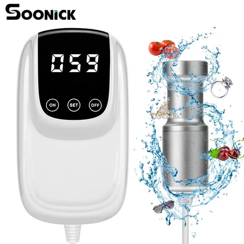Портативный Ультразвуковой очиститель SOONICK с сенсорным управлением мини