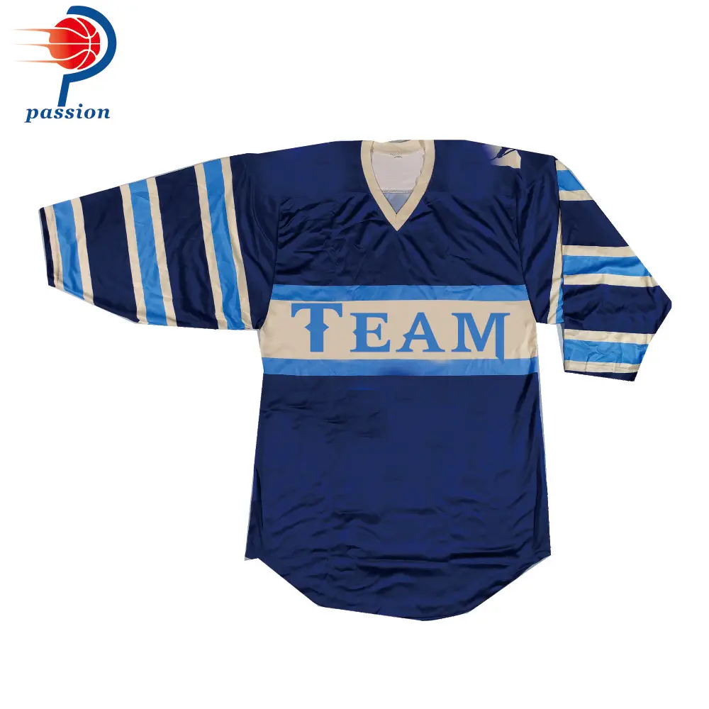 Мужские футболки для хоккея с сублимационной печатью команд | Спорт и