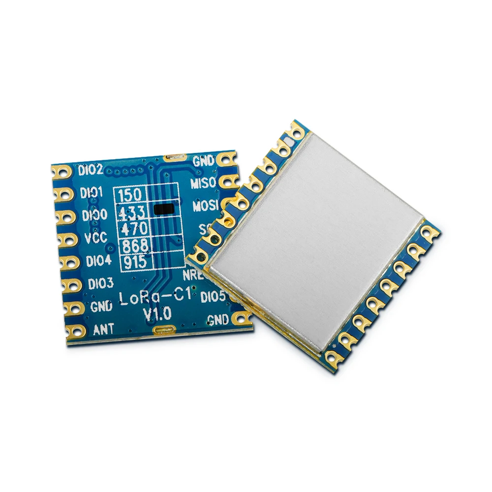 10PCS/Lot LoRa1278-C1 100mW SX1278 Chip 4km Long Distance 433MHz SPI FSK Wireless Transmitter