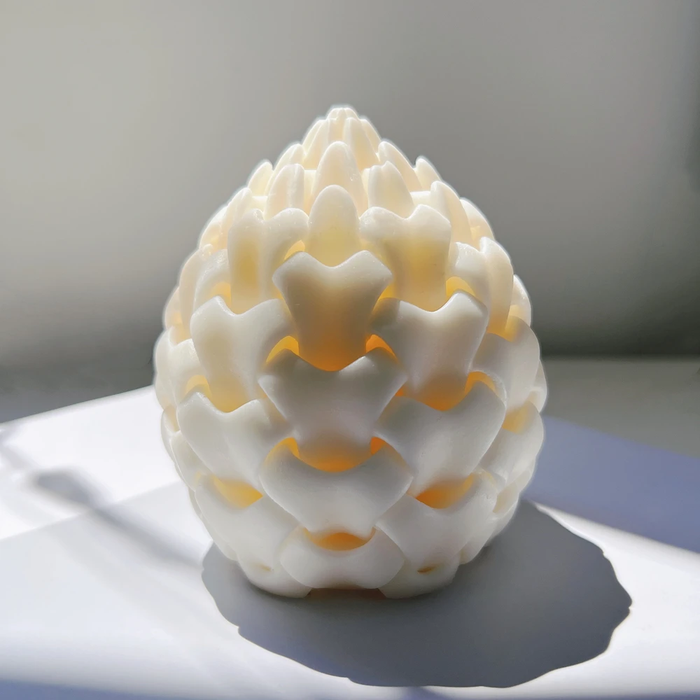 Формы для свечей в виде листвы уникальный современный спиральный крутящийся