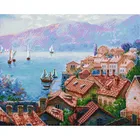 Сказочный мир Адриатики  Алмазная мозаика на подрамнике 40*50. Белоснежка. 940-KT-S