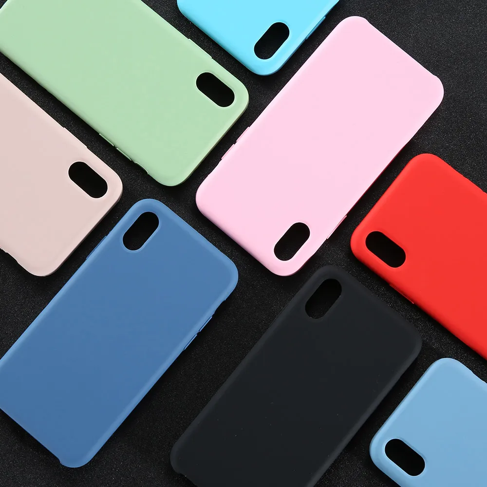 Роскошный оригинальный официальный Мягкий силиконовый чехол для iPhone XR 7 8 Plus