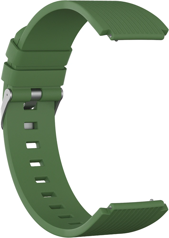 Фото Ремешок силиконовый GSMIN Italian Collection 22 для Elari KidPhone 2 (Зеленый) №3
