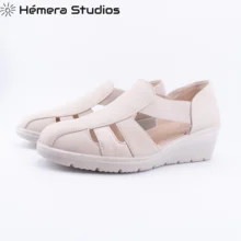 Hemera Studio zapatillas mujer 2020 sandalias plataforma cómodas con cuña goma multicolor para trabajar