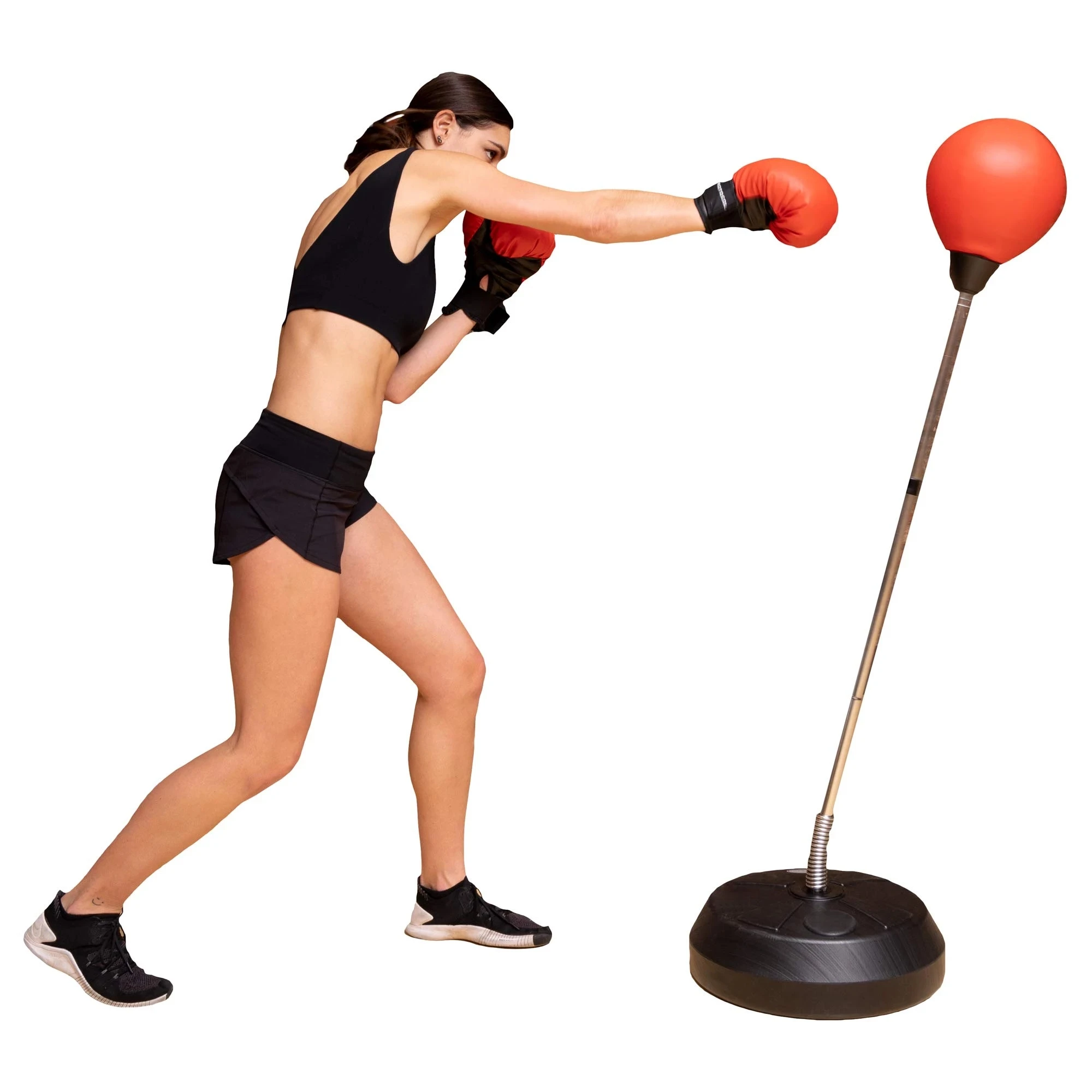 

Punching Ball Boxing Bag Reflex Speed Balls Muay Thai Punch Boxe MMA Fitness Sports Equipment Training Adjustable Height Stand