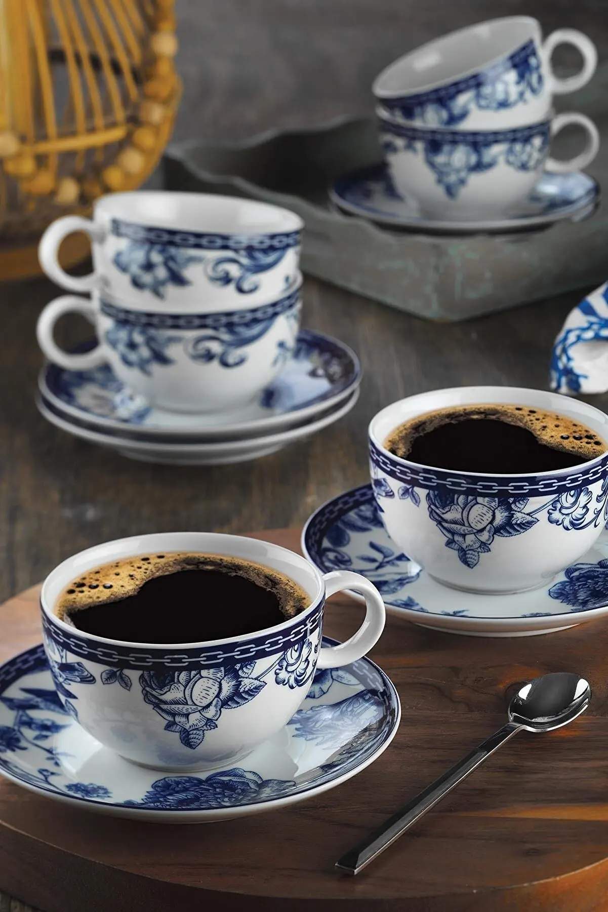 

Tea Cup Set Coffee Cup Set 6 Person Filter Coffee Cup Set