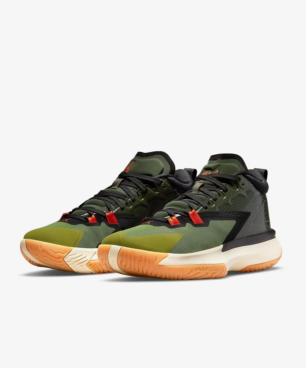 Оригинальная зеленая Баскетбольная обувь Nike Jordan Zion 1 DA3130-300 кроссовок Джордана |