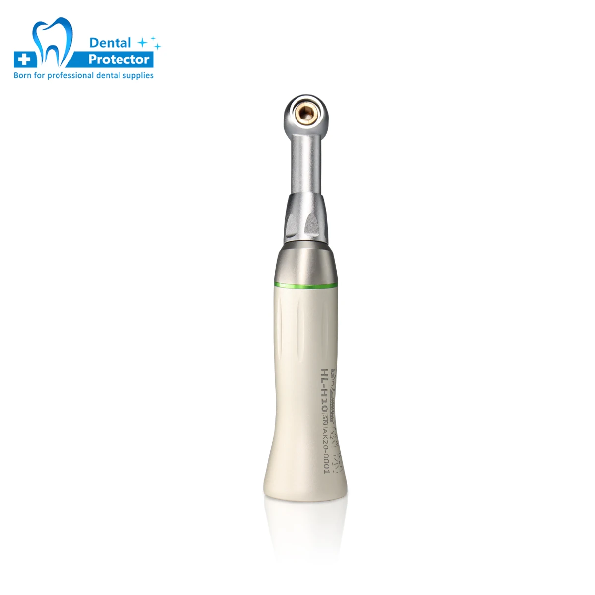 Dental 10:1 Contra Angle Low Speed Handpiece Push Dental Handpiece Air Turbine Hand Use File