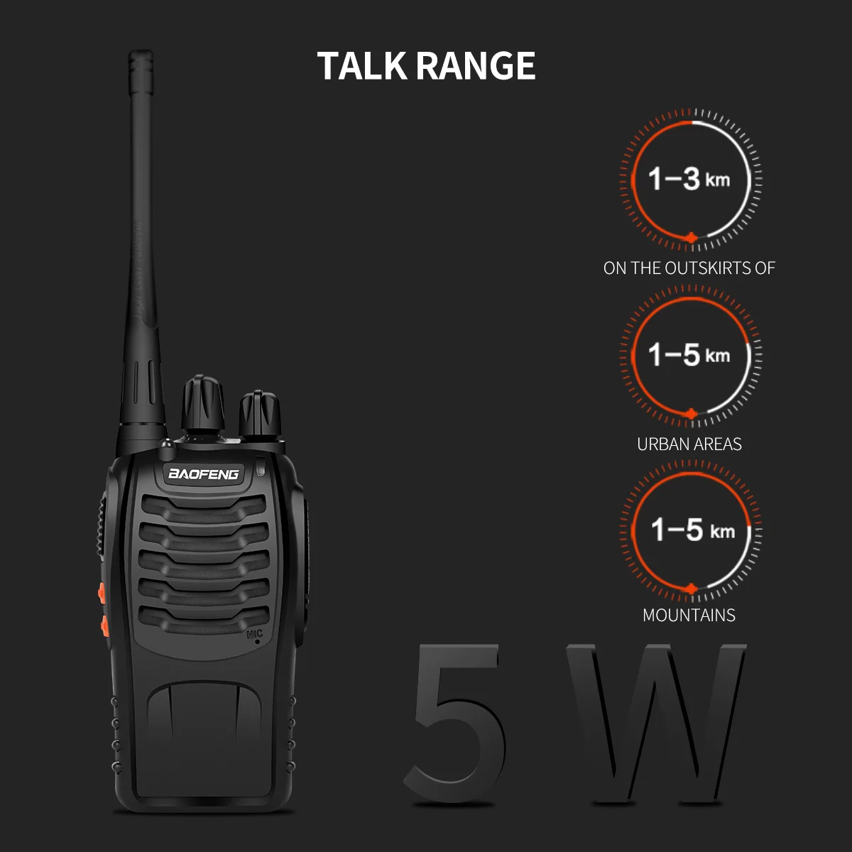 

4/2/1PCS Walkie Talkie BF-888S 5W Ham Two-way radio set UHF 400-470MHz 16CH Walkie-talkie Transceiver USB Charger