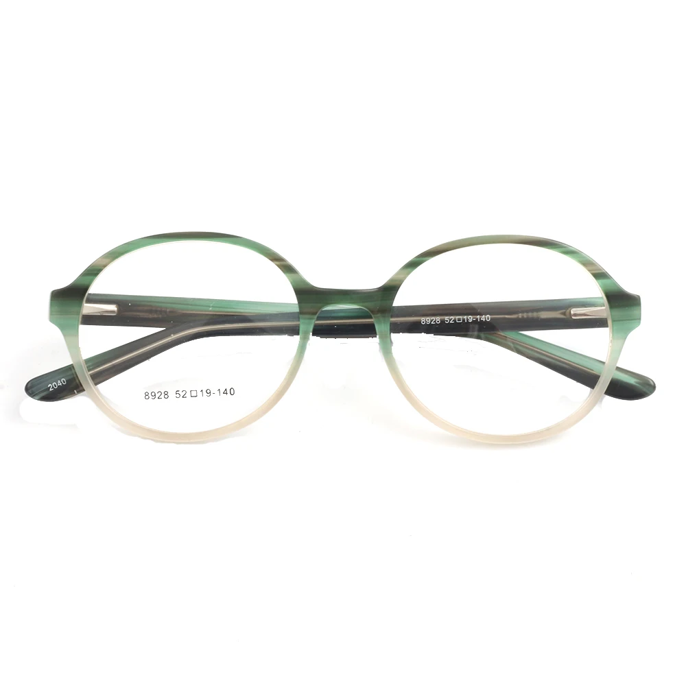 

Women Round Eyeglasses Frames for men Retro Fashion eyeglass classic casual glasses frames black green pink yellow lightweight