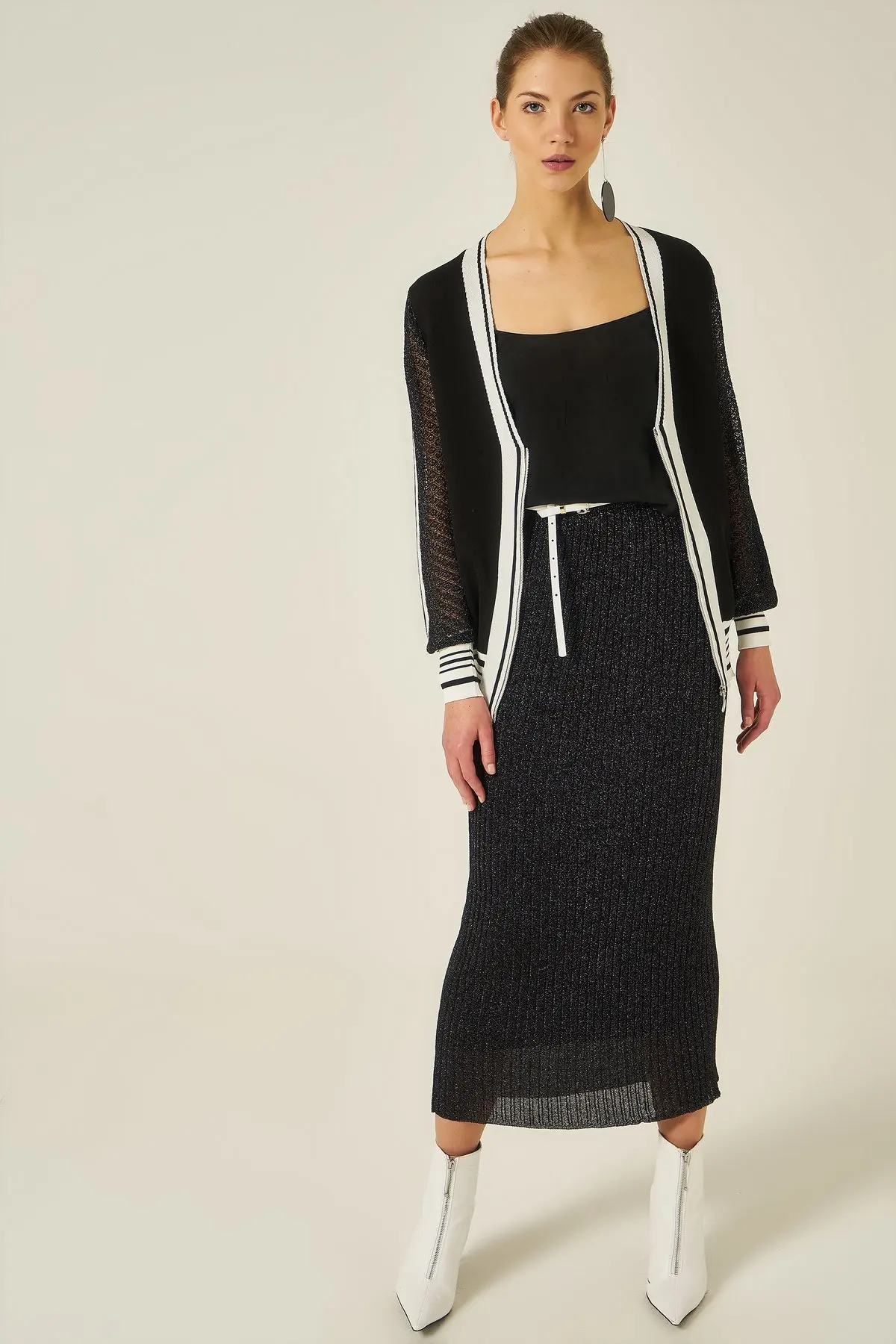 Joinus ажурный Кардиган для девочек с цветочным принтом и молнией женская обувь