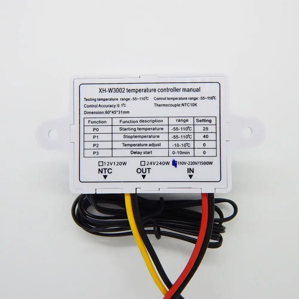 Схема подключения контроллера xh w3002