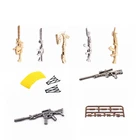 Серия военного оружия, игрушки, топор для винтовки, аксессуары для пуль, модели для детей, совместимые строительные блоки, оружие армии, игрушки