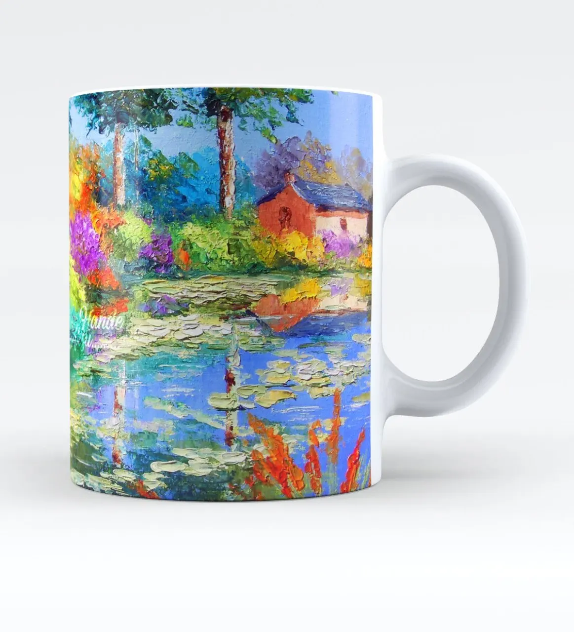 

Personalized Oil Painting Table Design Mug Cup