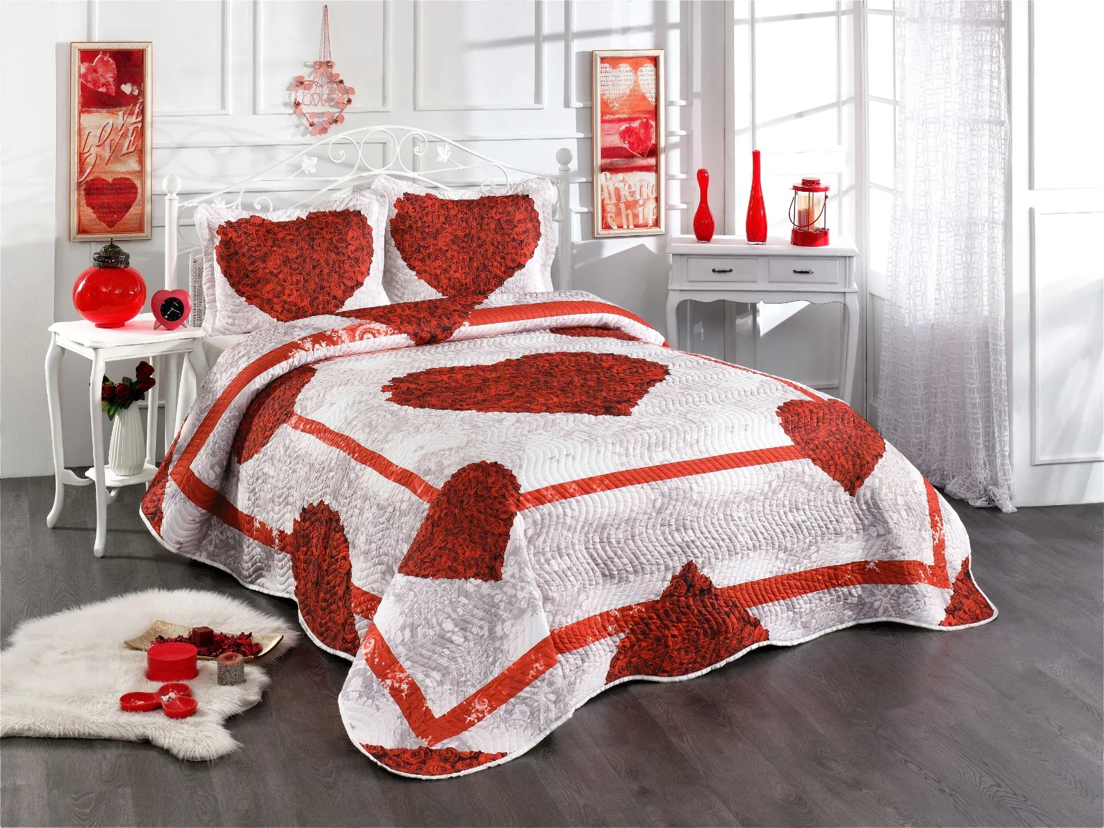 

BELENAY Amore Purple Bedspread akıllı ev