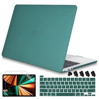smooth matte plastic hard case for macbook air pro retina 13 15 16 inch 2020 m1 a2337 a2338 a2179 keyboard skin screen protector