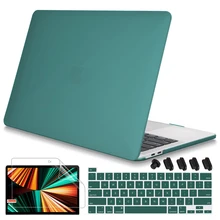 Smooth Matte Plastic Hard Case For MacBook Air Pro Retina 13 15 16 inch 2020 M1 A2337 A2338 A2179 Keyboard Skin Screen Protector