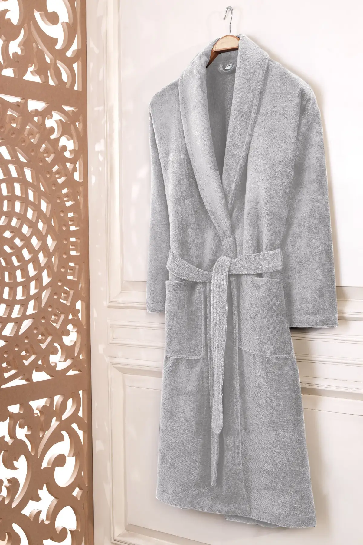 

100% Cotton Long Thick Terry Unisex Velvet Bathrobe For Bath Soft Relax Dressing Gown Bridesmaid Robes Absorbent Dressing Waffle