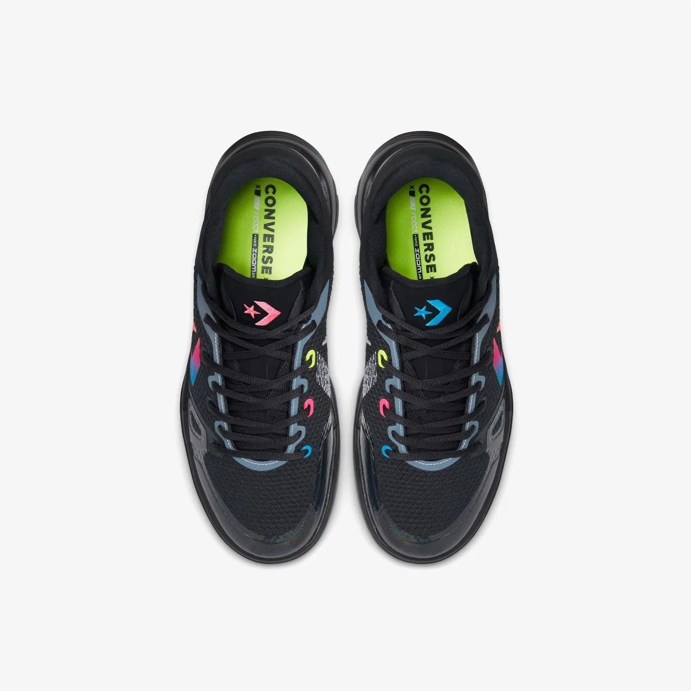 Оригинальные мужские черные кроссовки Converse G4 5 Радужный стиль 170427C.017 | Спорт и