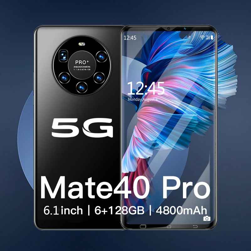 Смартфон Mate 40 Pro 8 + 256 ГБ 6 1 дюйма 16 32 МП 4800 мАч|Бамперы| |