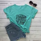 Футболка с мотивирующей надписью позитивная вибрина, женская мода, унисекс, Повседневная футболка из чистого хлопка с цитатами церкви, винтажные топы со слоганом