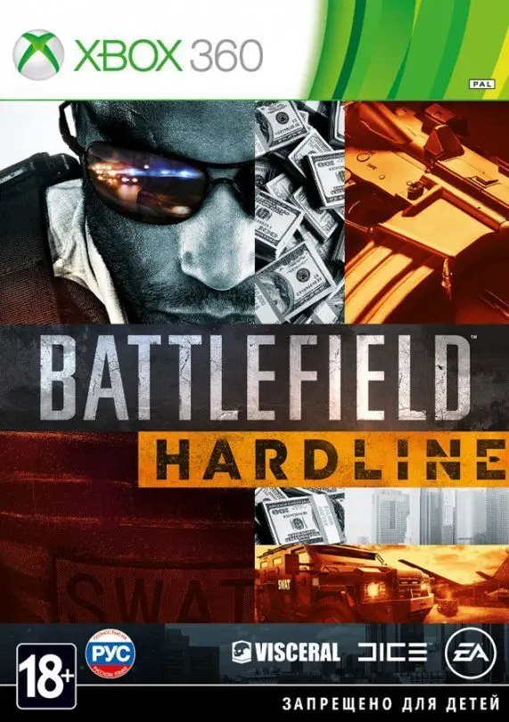 Видеоигра Battlefield: Hardline Русская Версия (Xbox 360) | Электроника