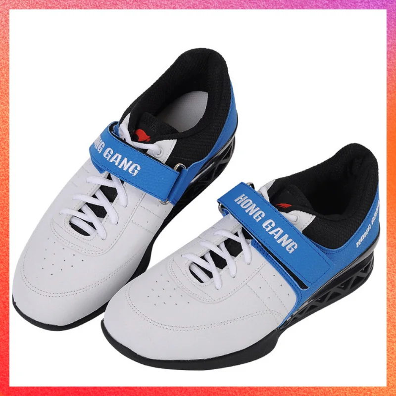

Brand HONGGANG Size 36-45 Powerlifting Shoes for Men Indoor Sports Gym Shoes Women's Comfortable Squat Shoes Brand Sneakers