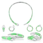 Цепочка с серпантином, серебристая, неоновая, зеленая, оптом из Китая