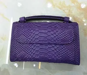 Classic Purple Зеленый клатч со змеиным узором, женская сумочка на цепочке, многофункциональный кошелек, женская модная сумка на плечо со змеиным узором, кошелек с цепочкой - Цвет: Classic Purple
