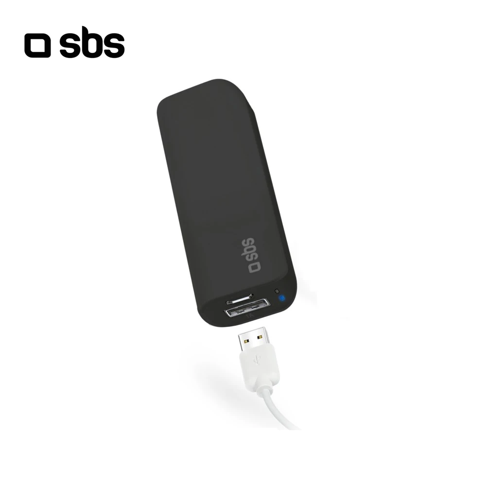 Портативное зарядное устройство SBS 3000 мАч черный|Внешние аккумуляторы| |