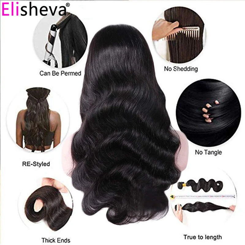 

Body Wave Wig With Bangs Human Hair Wigs With Bangs For Black Women Full Machine Wig Peruvian Body Wave Wig Remy Human Hair Wigs