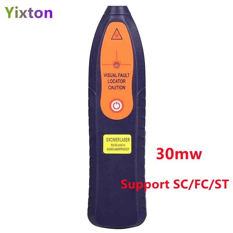 

Мини-прибор для проверки визуального дефекта 30 МВт, оптический тестер кабеля FTTH SC/FC/ST может измерять 15 км