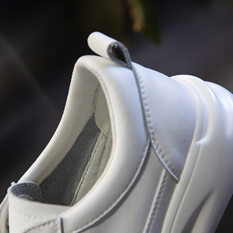 Белые туфли женские кроссовки Женская обувь Кроссовки 4 см белые туфли|Женские и