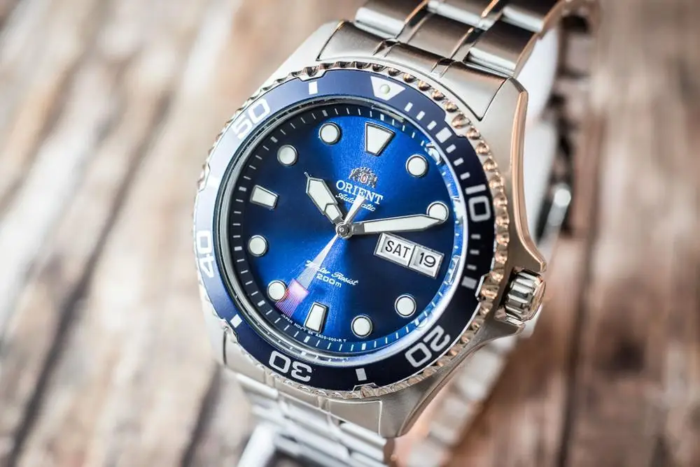 ORIENT Мако FAA02005D RAY II автоматический ремешок для часов сталь автоматические