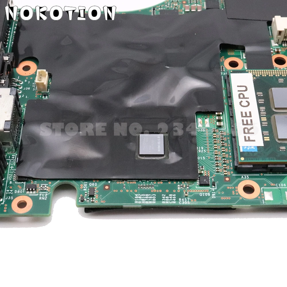 NOKOTION 75Y4068 48.4FZ10.031 основная плата для lenovo ThinkPad T410 T410I материнская плата для ноутбука QM57 Quadro NVS 3100M GPU