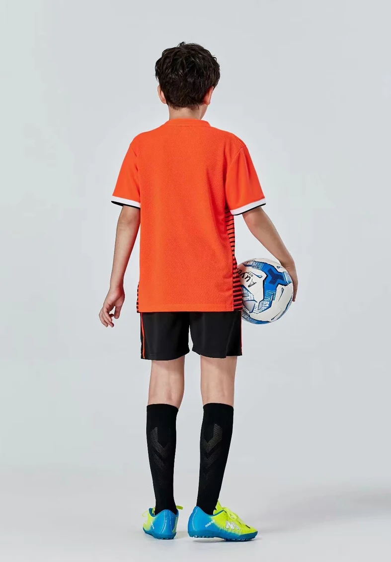 

DIY Custom Jerseys Football Kid Soccer training Set, Children Boy and Girls Football Team Jersey Shorts Clothes tracksuit